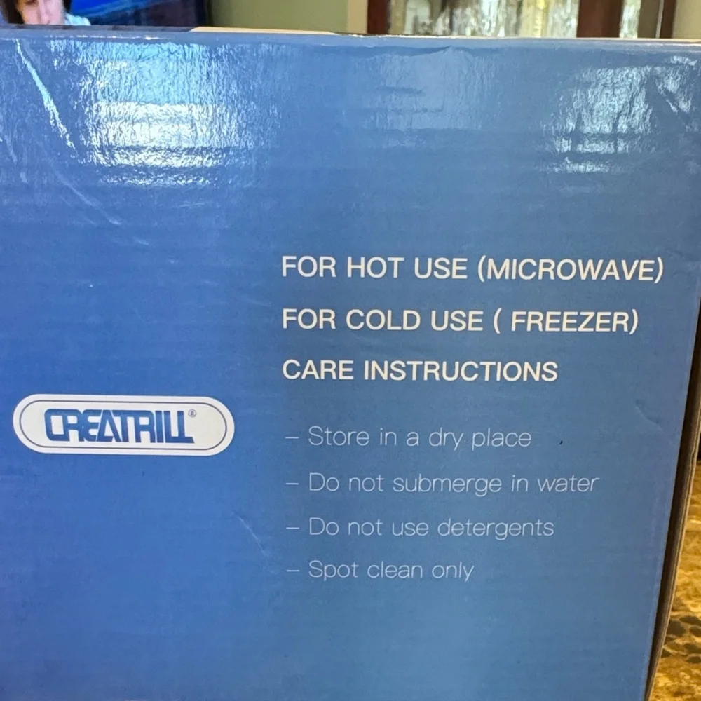 Creatrill Blue Neck and Shoulder Wrap Heat Therapy. Never Used